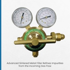 High-Pressure Piston Regulator for Inert Gases, Regulator for Nitrogen and