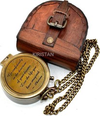 Go Confidently in The Direction of Your Dreams | Engraved Pocket Compass with
