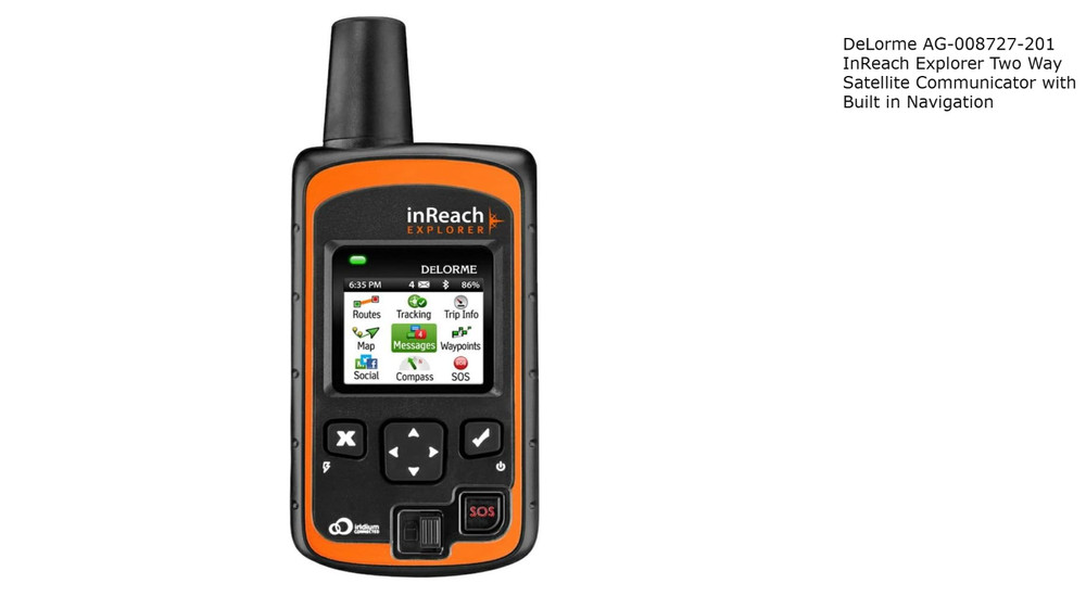 Delorme inReach Explorer Satellite Communicator NOS Sealed Garmin Supported Rare