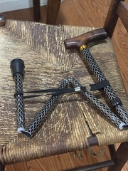 Cane Walking Stick Adjustable Folding walking Aluminum Collapsible Travel Hiking