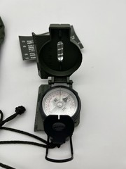 New O.D. Green GI Phosphorus Lensatic Compass with Pouch