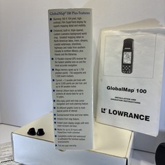 Tested Working Lowranc Globalmap 100 Plus GPS Receiver with Box Manual and More!