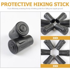 10 Pcs Cane Cover Travel Pole Replacement Trekking Accessories
