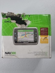 Delphi Portable GPS Navigation Continental US Edition NAV300 Damaged Box P34