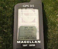 Vintage Magellan GPS 315 Handheld Navigator Working – See Pics