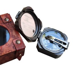 Military Metal Hiking Brunton Compass,Professiona Boy Scout Compass Kids