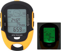 Multifunction Digital Altimeter, Waterproof Handheld GPS Navigator Tracker with