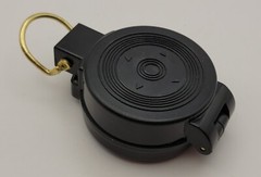Vintage Engineer Lensatic Directional Compass Black Made in Taiwan