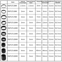 Telescope Extension Tube M54x0 75 for Low Vignetting For Astronomical Shots