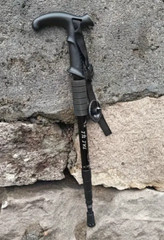 1X Trekking Poles Nordic Walking Hiking Sticks Adjustable Anti-shock Alpenstock