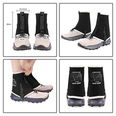 Shoe Protection Gear Waterproof Low Gaiters Ideal for All Outdoor Activities
