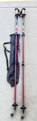 Set of Trail Buddy Trekking Poles 105-135CM Red .. 13F
