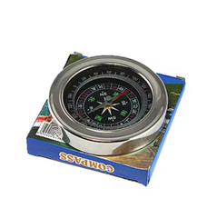 Stainless steel silver magnetic compass 3”inch