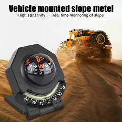 Marine Compass for Boats Glow-in-the-dark Car Compass Ball Dash Mount Adjustable