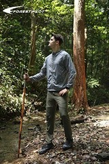 3pc Detachable Hiking Walking Stick Set – 55″ Fir Wood, Compass, Animal Carving,