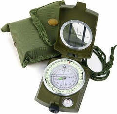 Professional Compass Geological Hiking Navigation Army Outdoor Green New