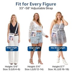 Clear Bag for Stadium Events – Small – Essentials Series Small Ardent White