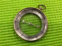 Vintage Selsi Pocket Compass No. 468/45 Made in Japan See-Through Map Reader