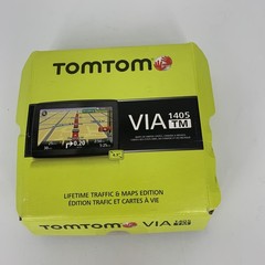 Tom Tom VIA 1405TM Portable GPS Navigator 4.3″ Touchscreen Lifetime Maps