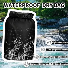Dry Bag Waterproof 3 Pack Lightweight Dry Sack, 6L&10L&20L Outdoor 3 Colors