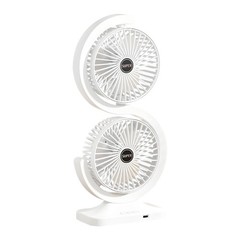Double Output Desktop Cooling System Smooth Operation 1800mAh Rechargeable Easy