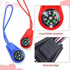Mini Compass for Kids Compass Keychain，Button Compass Bulk 20 pcs Mixed colors