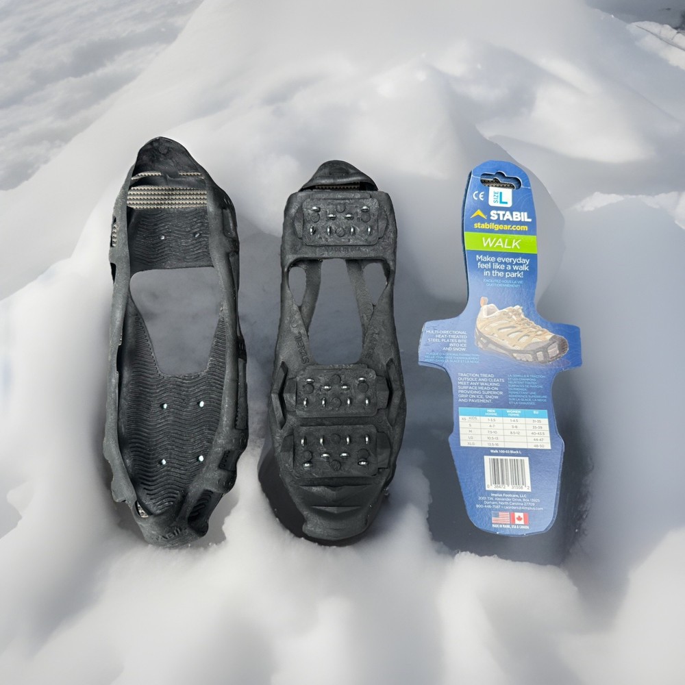 Stabil Ice Cleats Walking Size L (44-47) Walk Black