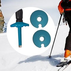 2Pcs Hiking Pole Baskets Snow and Mud Baskets Removable Heavy Duty 5.5cm