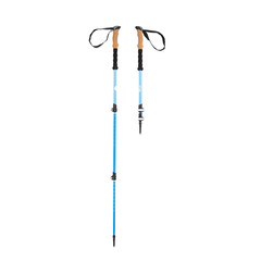 Ozark Trail Lightweight Carbon Fiber Adjustable Quick Lock Trekking Poles with C