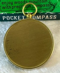 Vintage PRECISION Pocket Compass No. 1088 with Original Box Japan 1.75”