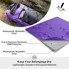 5/10/25/30/40/55L Waterproof Dry Bag- Roll 30L 30l Purple (With Phone Case)