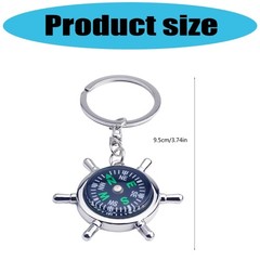 Clear Cover Survival Compasses Camping Hunting Hiking Mini Keychains Compasses