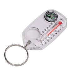 10PCS Portable Compass And Thermometer For Outdoor Adventures Easy To Use