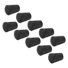 10pcs Hiking Pole Feet Cover Durable Rubber For Enhanced Stability Premium