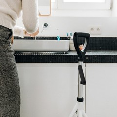 Crutches Anti-falling Bracket Mobility Cane Holder Clip Accessory
