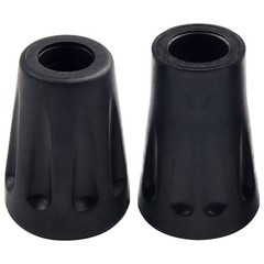 Enhanced Grip Trekking Pole Tip Cap Set 5pcs Boot Cover for Maximum Stability