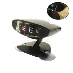 Garneck Auto Mini Compass Ball with Adhesive Suction Cup