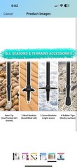 Trekking Poles for Hiking and Walking – Lightweight 7075 Aluminum with Grey