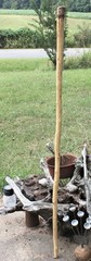 Walking Stick Hiking Stick Handmade Sweet Gum Wood Staff 59.5” Trekking Pole,Art