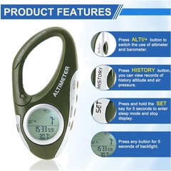 Digital Compass Rechargeable with Power-Saving Mode