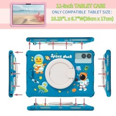 11-inch Android Tablet Case – Universal Cute Cartoon Case for ApoloSign, pink