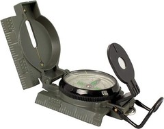Military Compass Lensatic Sighting Wire Hiking Camping Hunting Survival Army