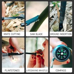 Aluminum Ultralight Trekking Poles Walking Cane Outdoor Camping Hiking Stick New