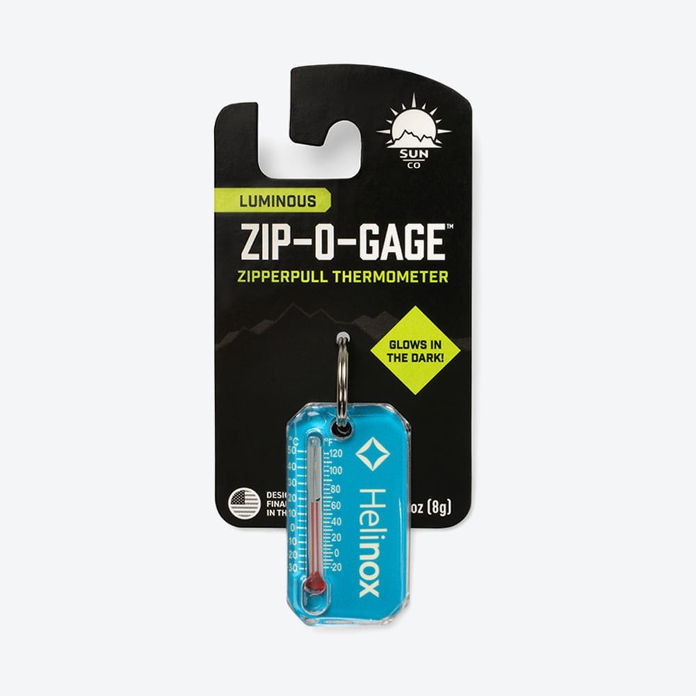 Helinox x Sun Company Thermometer Keyring CO4H604CY Glow Cyan Blue NEW