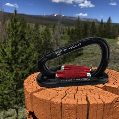 Heavy Duty 25kn Carabiner Twist Gate Auto Locking Aluminum D Ring Climbing