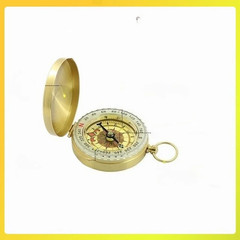 Glow in the Dark Compass with Flip Cover for Hiking Camping Navigation