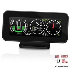 Car Inclinometer for Off-Road Driving, GPS Speedometer MPH KMH with AM50-B