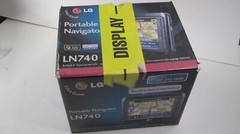 LG LN740 Portable Navigator 4″ touch screen LCD IOB Tested w accessories AS-IS