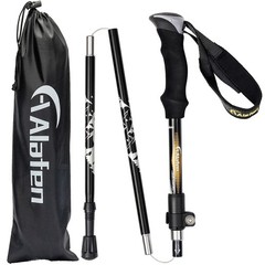 Aluminum Collapsible Ultralight Travel Trekking Pole, Fits 53 – 62
