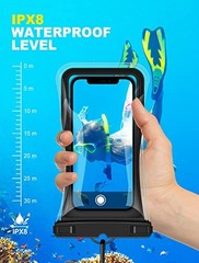 Waterproof Phone Pouch [2 Pack][Super Buoyant] Floating IPX8 Waterproof Phone